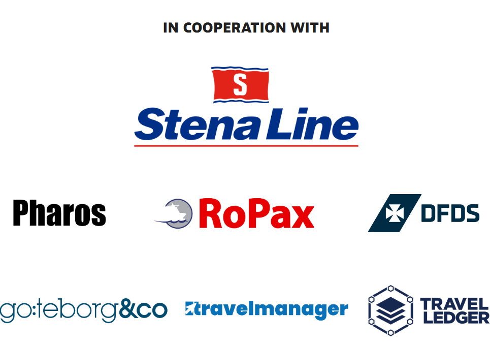 ADAC Ferry Distribution Summit cooperation partners, including Stena Line, Pharos, RoPax, DFDS, go:teborg & co, TravelMmanager and Travel Ledger